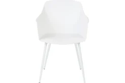 Karmstoler-Matsalsstol Beliani Fonda set om 2 White Hvit