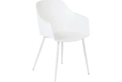 Karmstoler-Matsalsstol Beliani Fonda set om 2 White Hvit