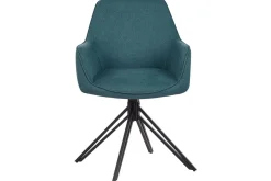 Karmstoler-Matsalsstol Beliani Jodar set om 2 Beige-Svart Teal