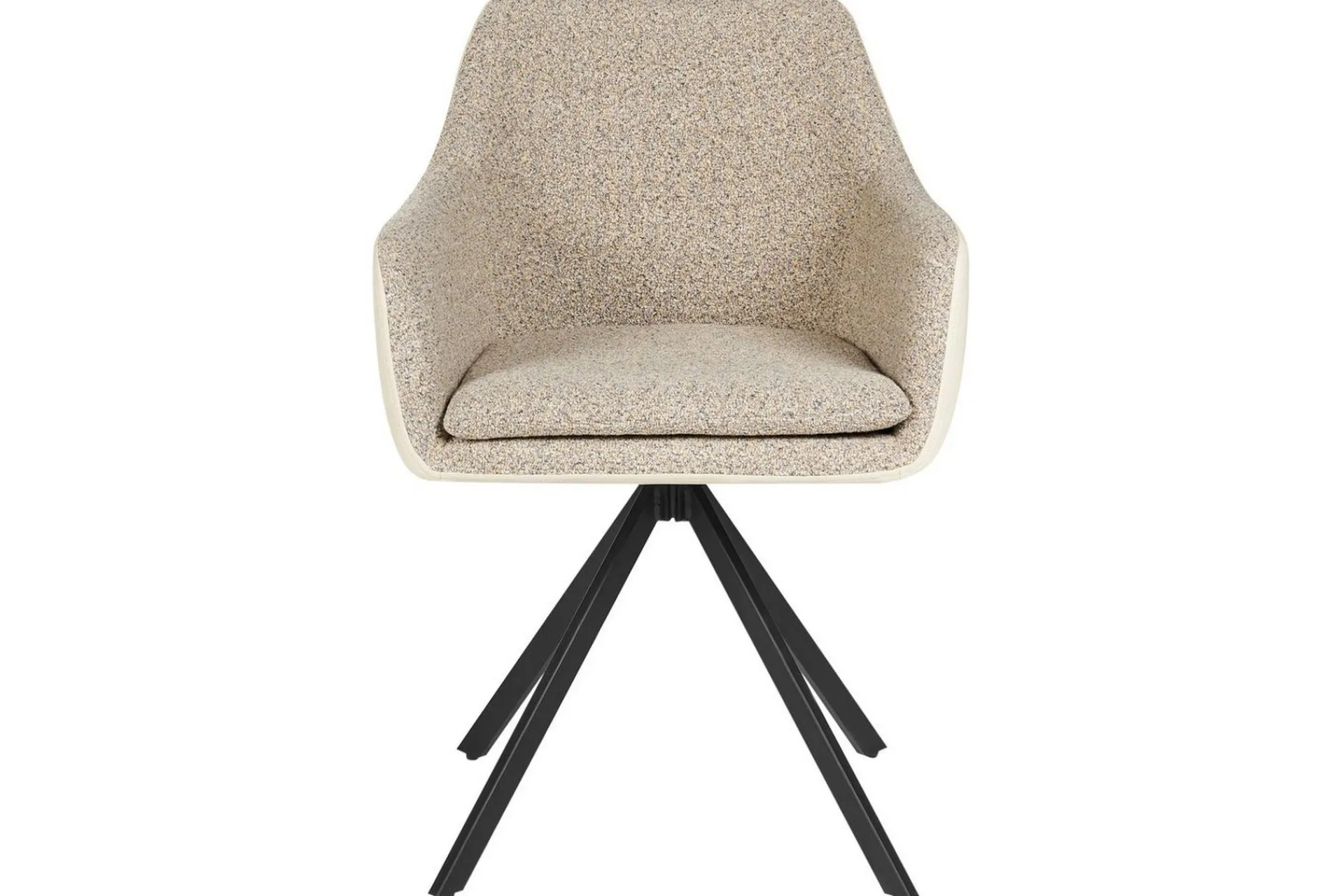 Karmstoler-Matsalsstol Beliani Lithia set om 2 Taupe