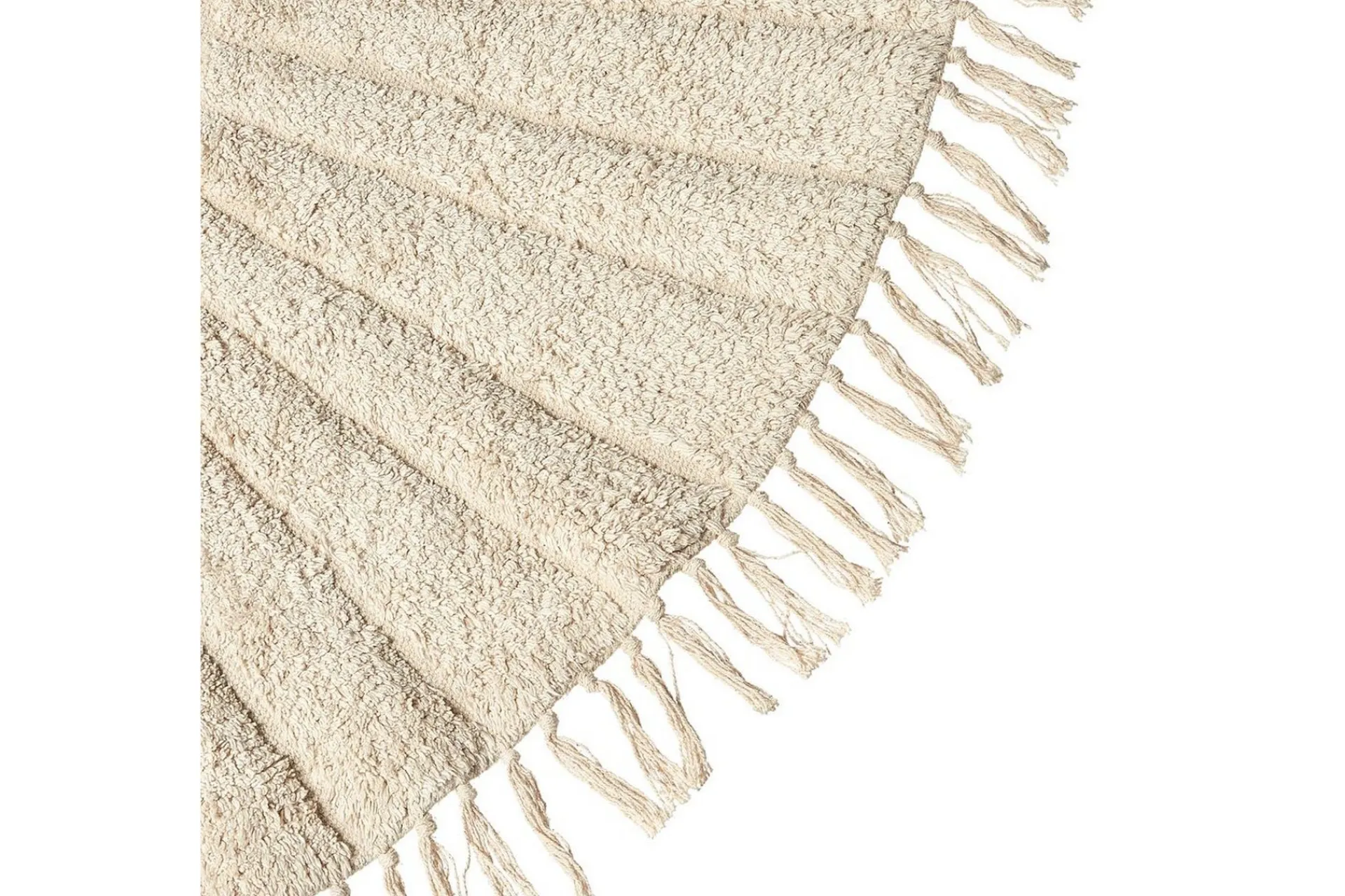 Moderne Tepper-Matte Badhani Beige,Svart