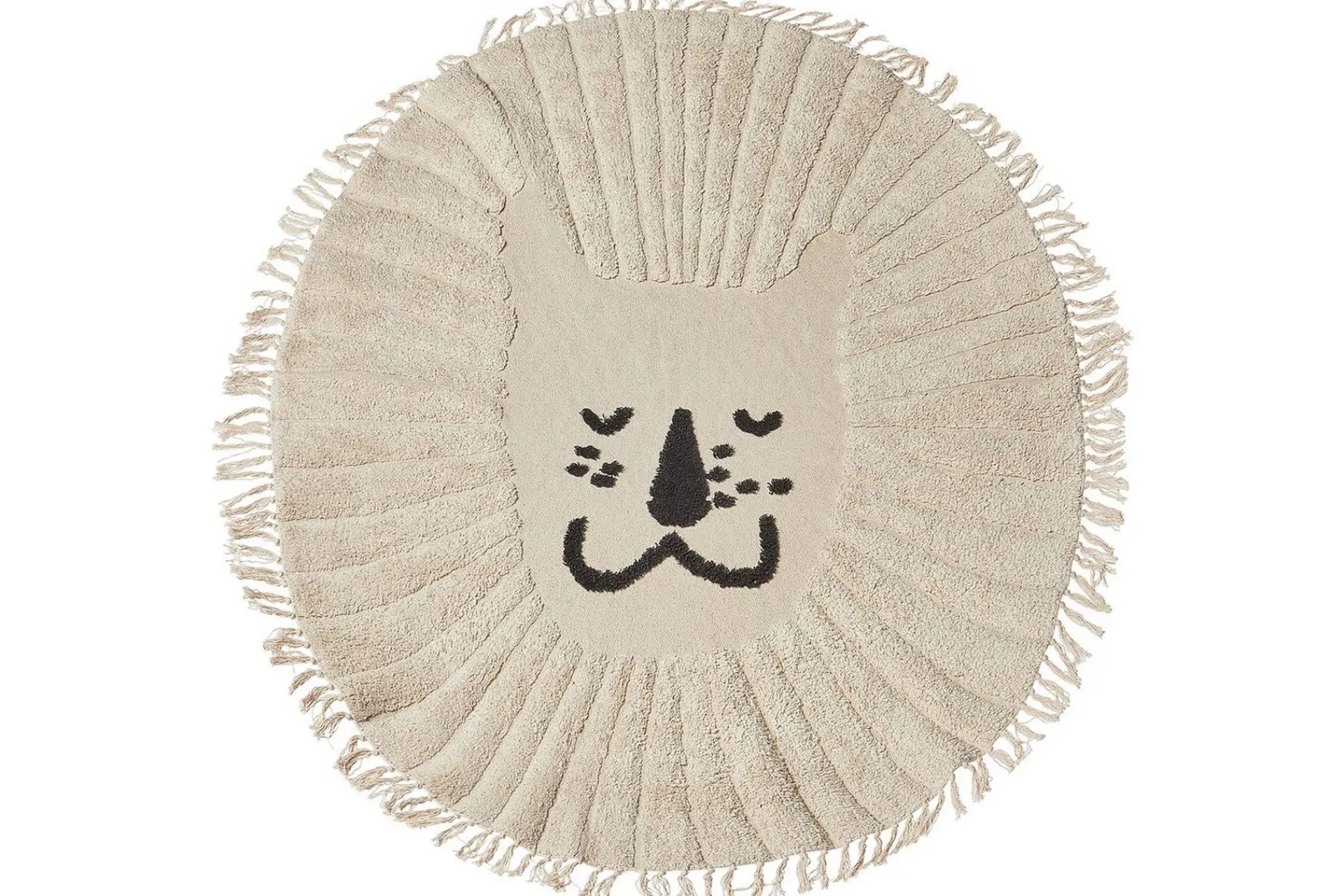 Moderne Tepper-Matte Badhani Beige,Svart