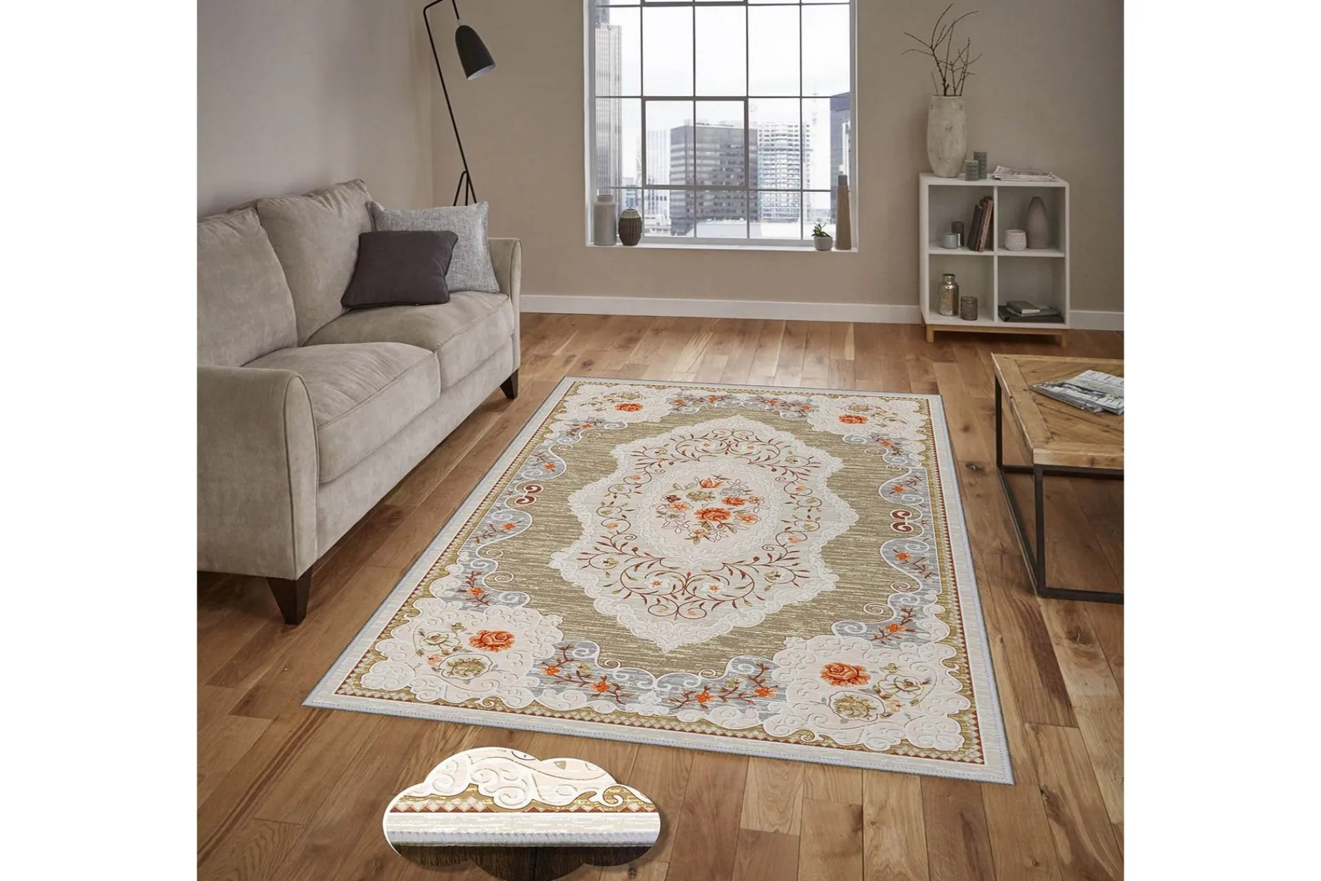 Orientalske Tepper-Matte (80 x 120) Homefesto 4 Flerfarget