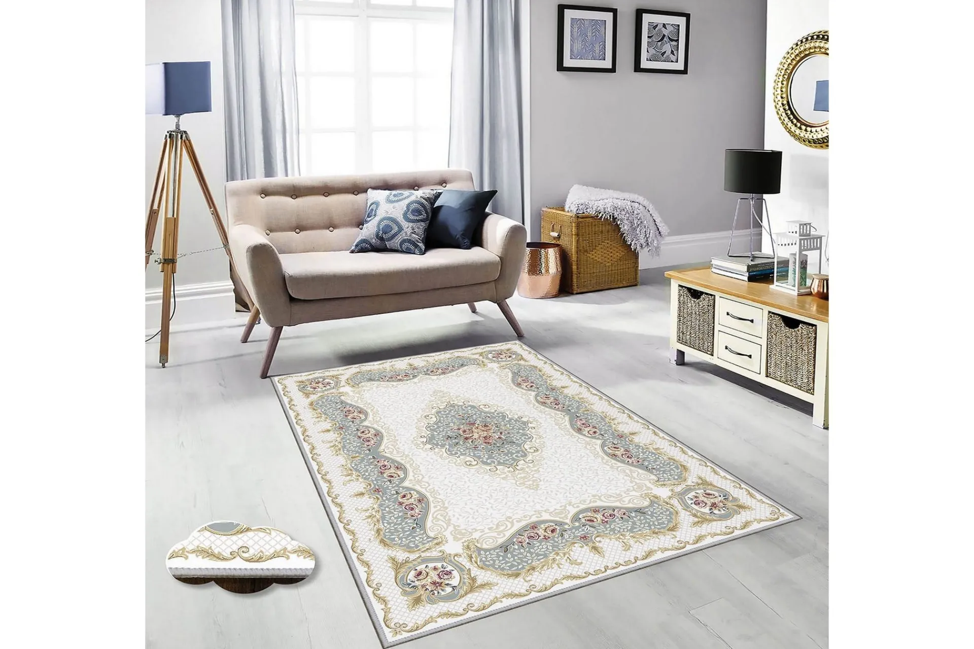 Orientalske Tepper-Matte (140x220) Homefesto 4 Flerfarget