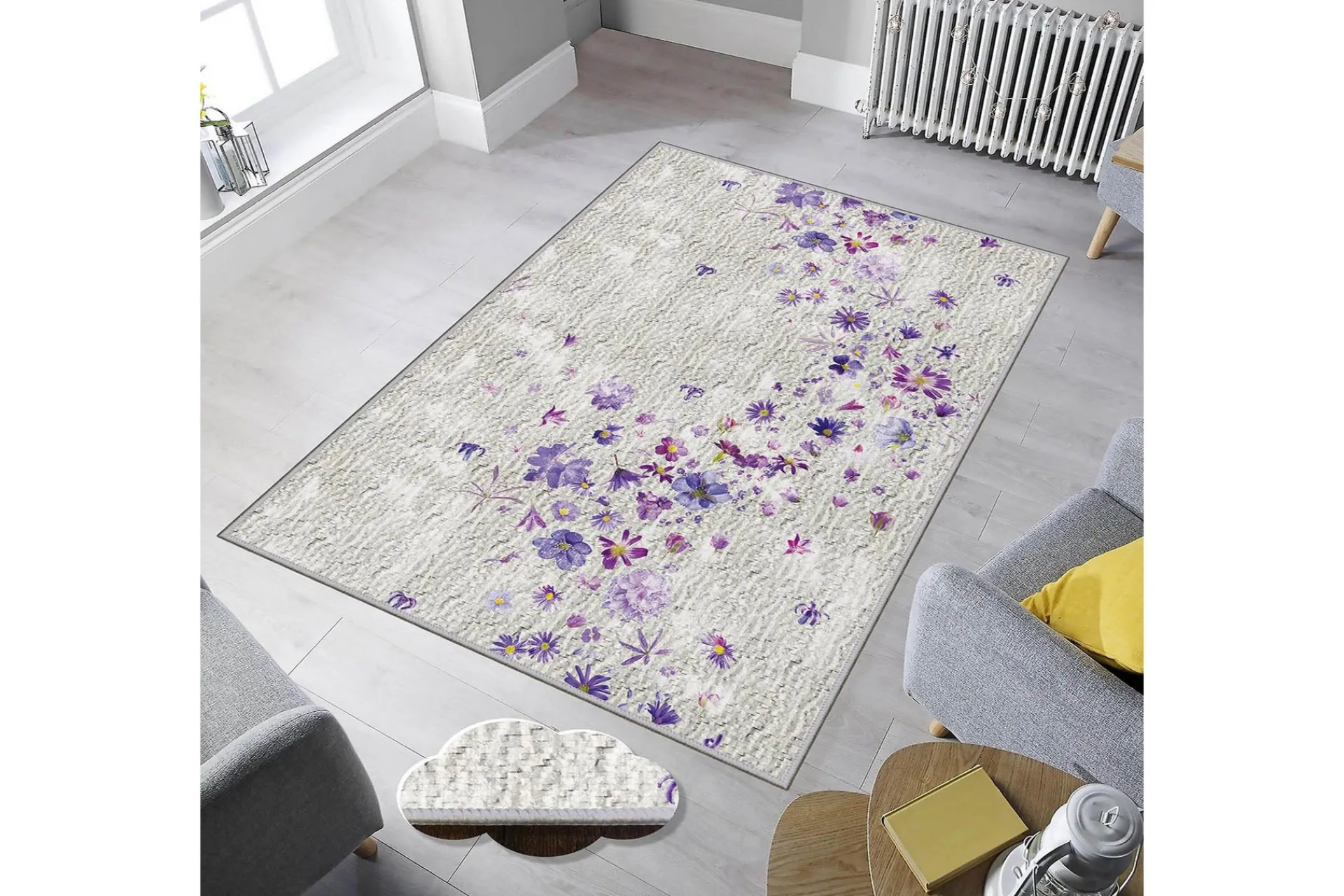Orientalske Tepper-Matte (80 x 120) Homefesto 4 Flerfarget