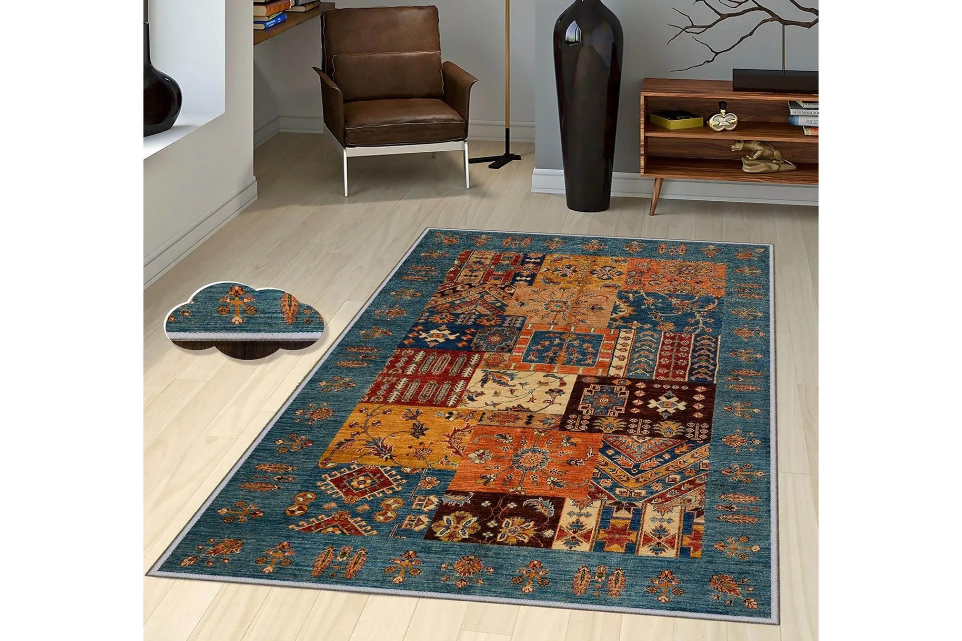 Orientalske Tepper-Matte (140x220) Homefesto 4 Flerfärgad