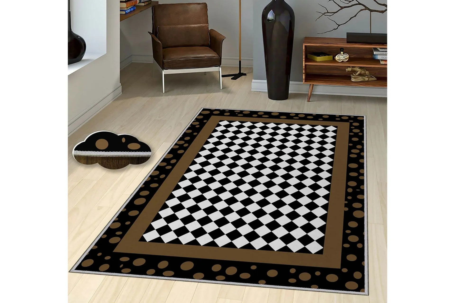 Orientalske Tepper-Matte (100x200) Homefesto 5 Flerfarget