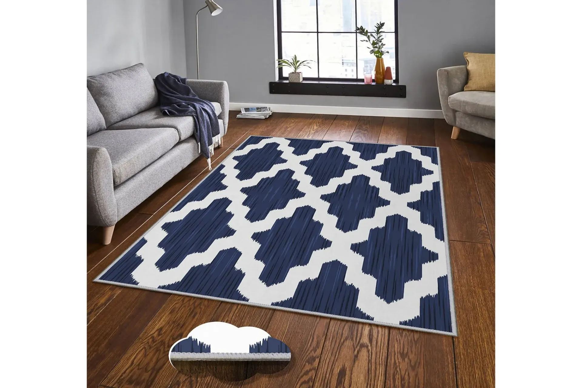 Orientalske Tepper-Matte (80 x 200) Homefesto 4 Flerfarget