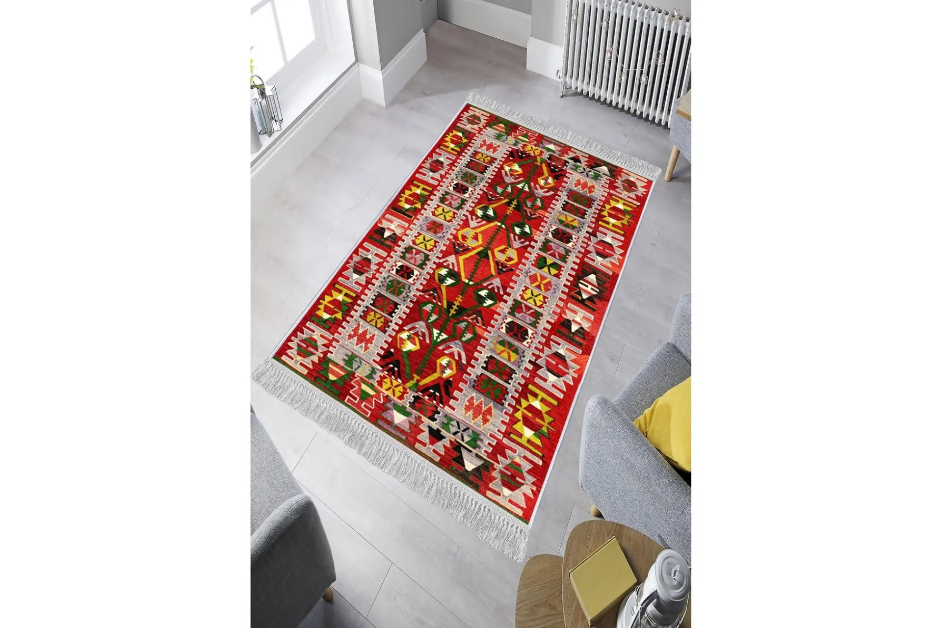 Orientalske Tepper-Matte (100 x 200) Homefesto - Bomull Flerfarget