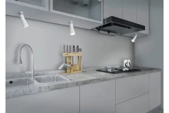 Trio Lighting Maxi LED-Bordlampe Oppladbar Matthvit