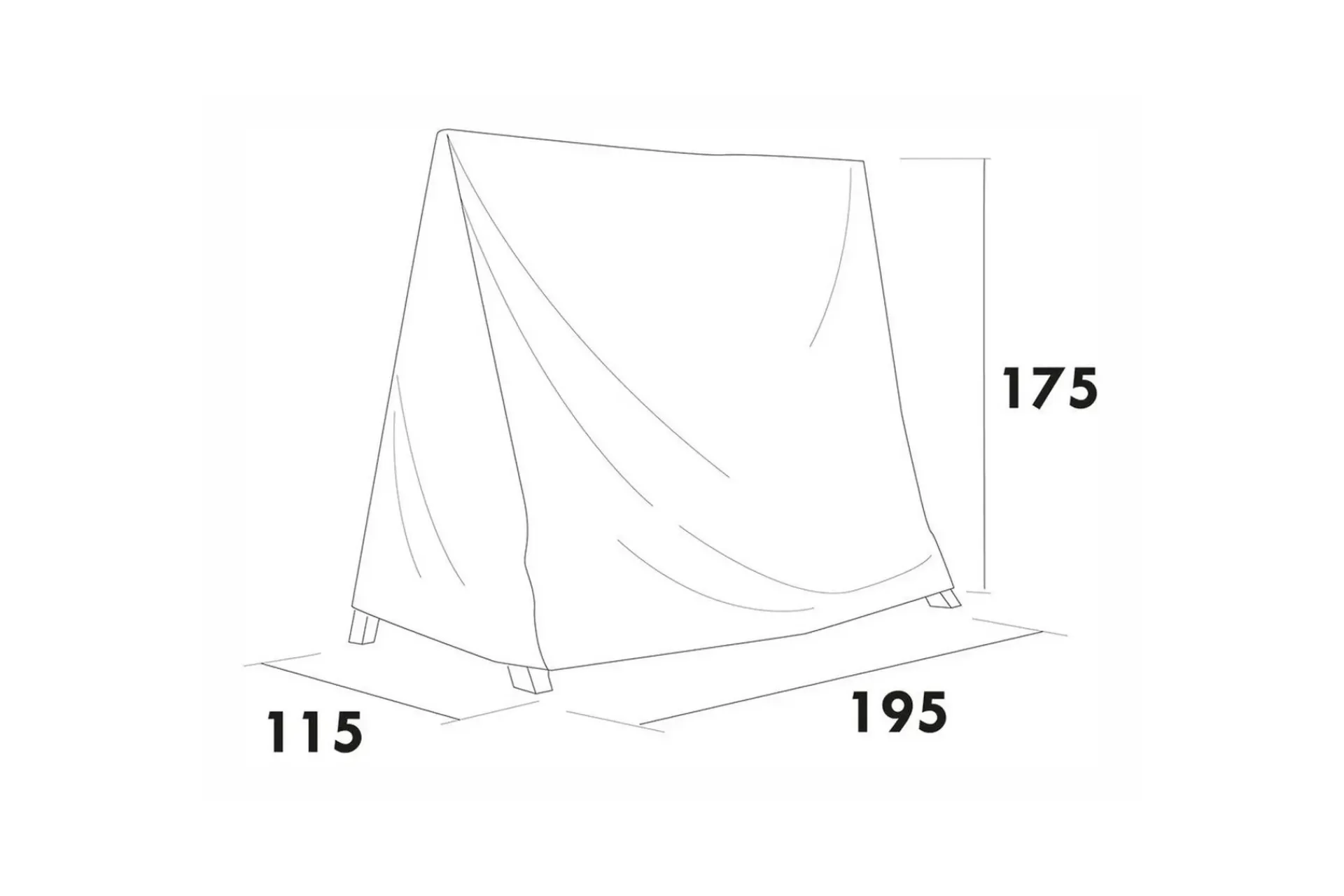Hillerstorp Hammockbeskyttelse|Puteoppbevaring & Møbelbeskyttelse-Møbelbeskyttelse Hammock Marstrand Grå Grey