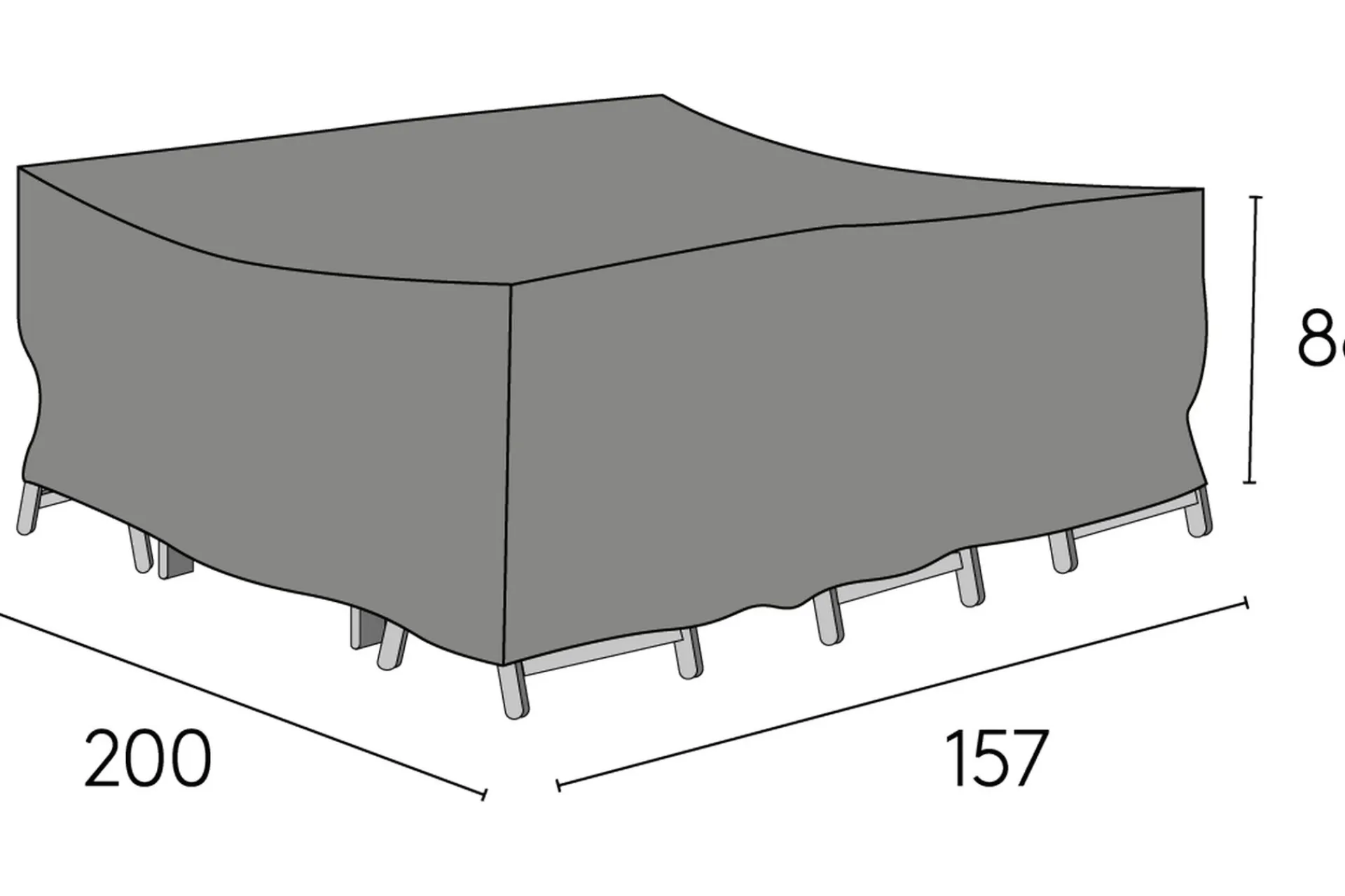 Hillerstorp Møbeltrekk 200x157x86 cm