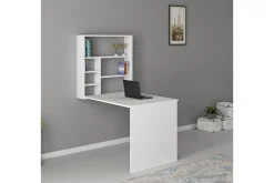 Mcmillan Veggskrivebord 90 cm med Oppbevaringshyller