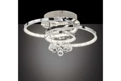 Taklampe|Stuelampe-MEDLEY Plafond Sølv