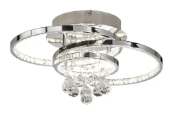 Taklampe|Stuelampe-MEDLEY Plafond Sølv