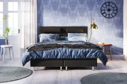 Bedly Kontinentalsenger-Meja Sengepakke 180x200 Svart