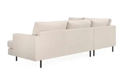 Scandi Days Menard Compact 4-seters Venstrevendt L-formet Sjeselongsofa i Stoff