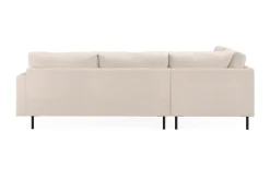 Scandi Days Menard Compact 4-seters Venstrevendt L-formet Sjeselongsofa i Stoff