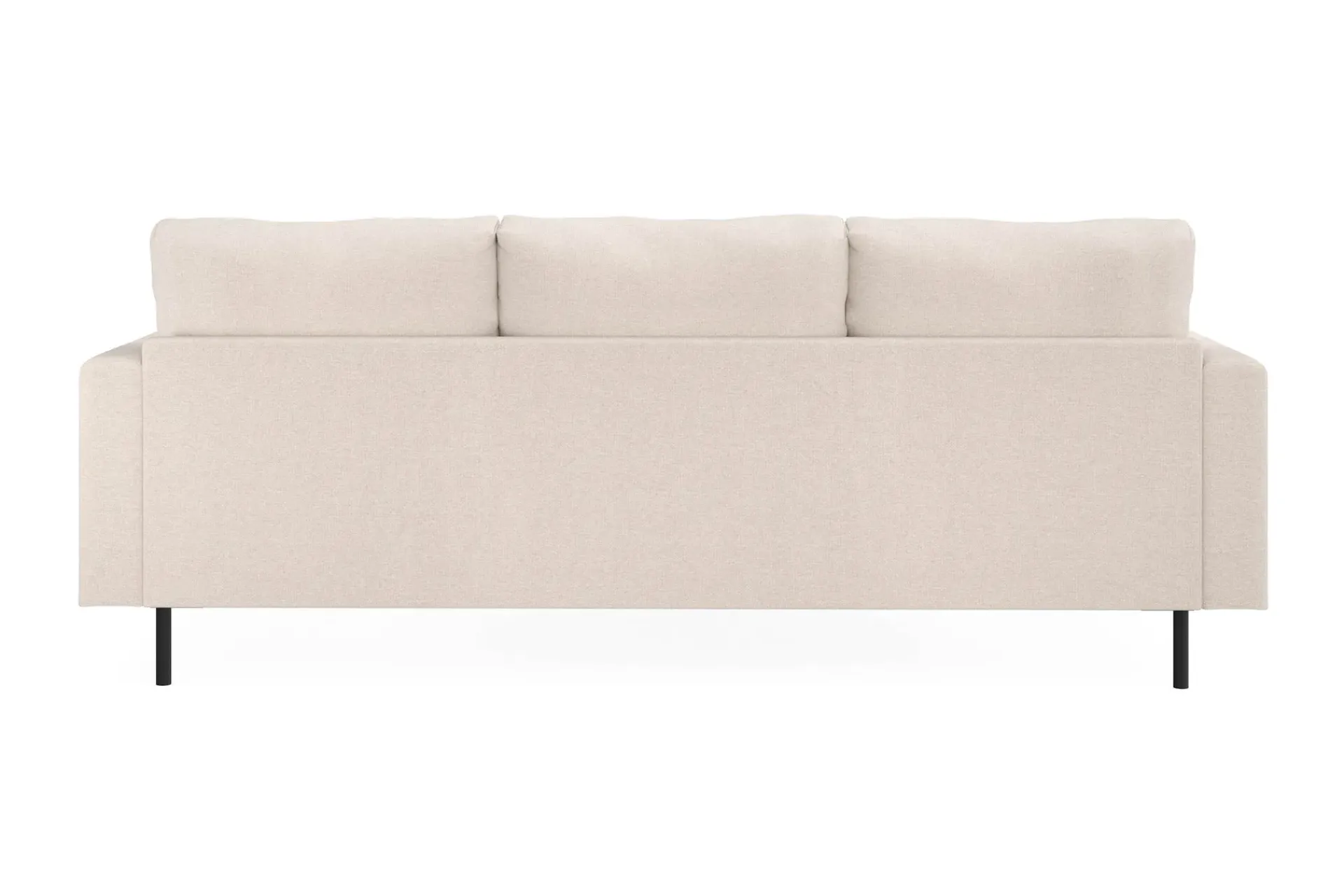 Scandi Days Sofa Med Sjeselong-Menard Compact 3-seters Venstrevendt L-formet Divansofa i Stoff Beige