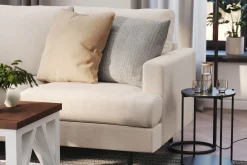 Scandi Days Sofa Med Sjeselong-Menard Compact 3-seters Venstrevendt L-formet Divansofa i Stoff Beige