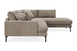 Scandi Days Menard Premium 5-seters høyrevendt L-formet dyp sjeselongsofa i chenille