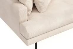 Scandi Days Sofa Med Sjeselong-Menard 4-seters Høyrevendt L-formet Divansofa i Manchester Beige