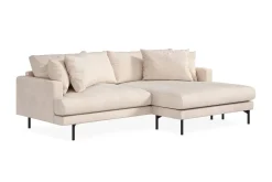 Scandi Days Sofa Med Sjeselong-Menard 4-seters Høyrevendt L-formet Divansofa i Manchester Beige
