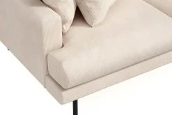 Scandi Days Sofa Med Sjeselong-Menard 3-seters Høyrevendt L-formet Divansofa i Manchester Beige