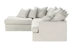 Scandi Days Menard 4-seters Venstrevendt Dyp L-formet Sjeselongsofa i Stoff