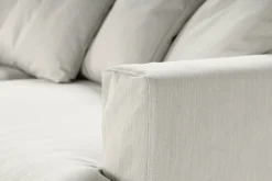 Scandi Days Menard 4-seters Venstrevendt Dyp L-formet Sjeselongsofa i Stoff