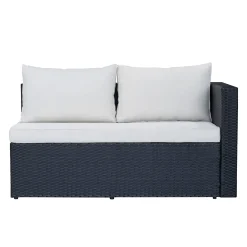 Comfort Garden Mendoza l-formet 4-seters sofagruppe i kunstrotting for altan og terrasse