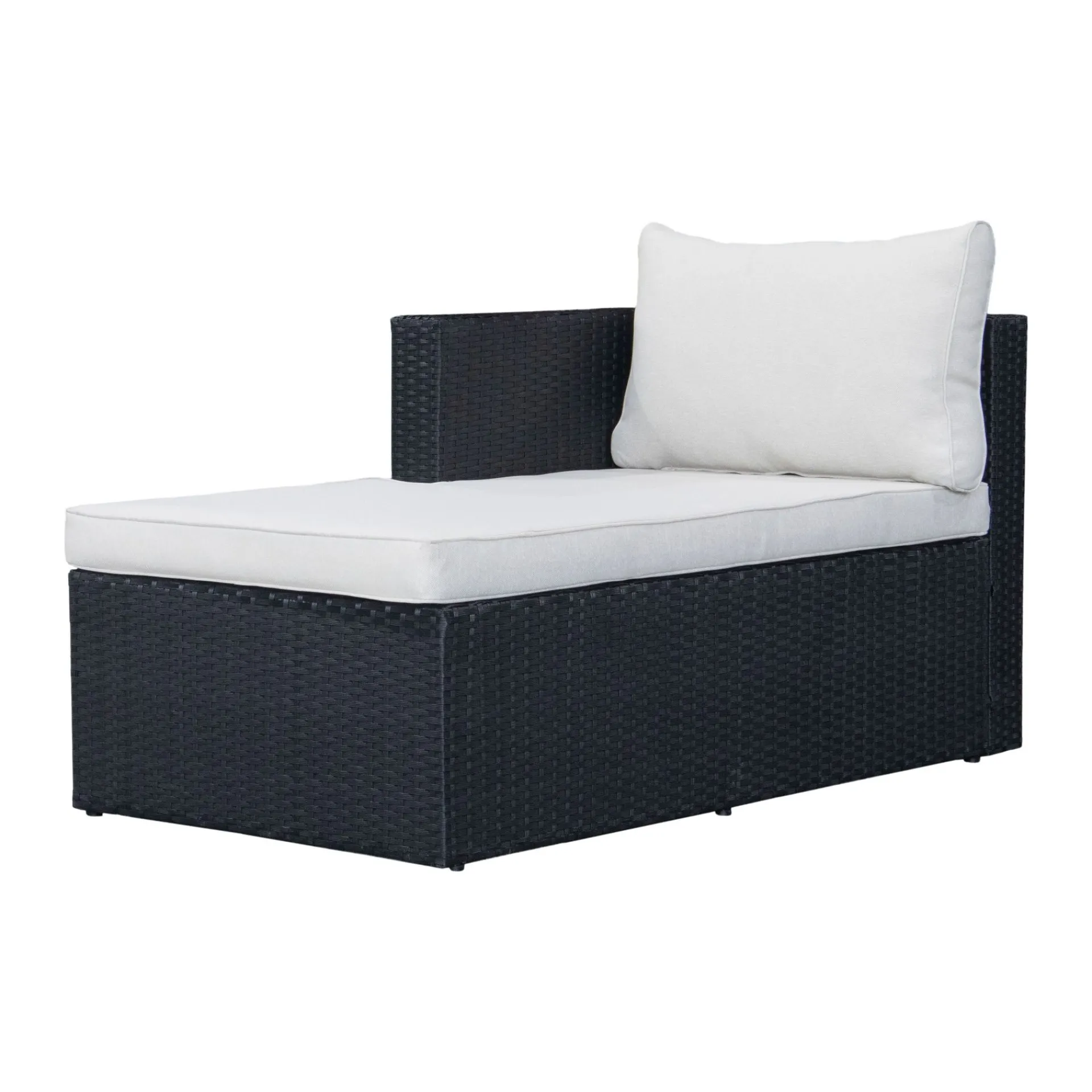 Comfort Garden Mendoza l-formet 4-seters sofagruppe i kunstrotting for altan og terrasse