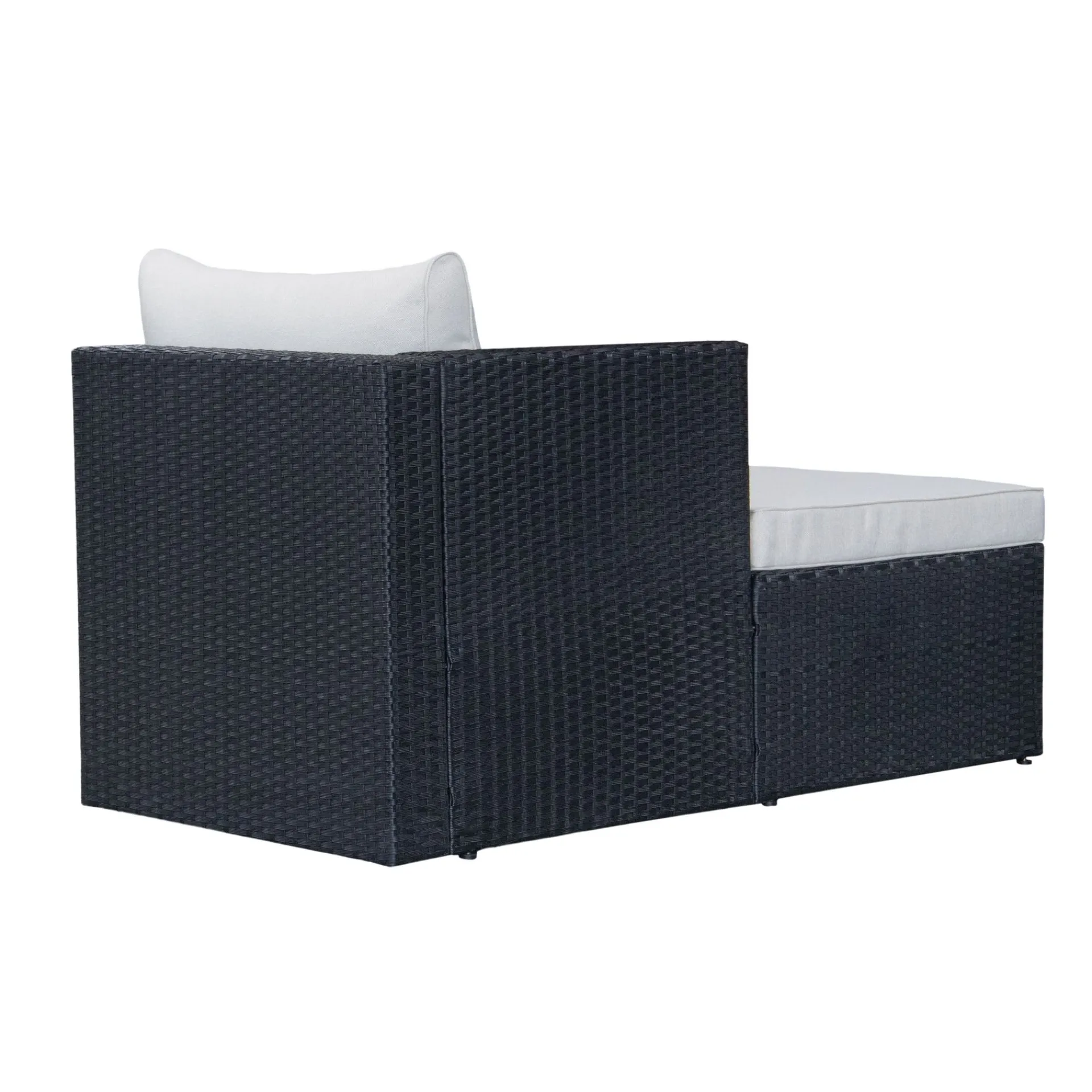 Comfort Garden Mendoza l-formet 4-seters sofagruppe i kunstrotting for altan og terrasse