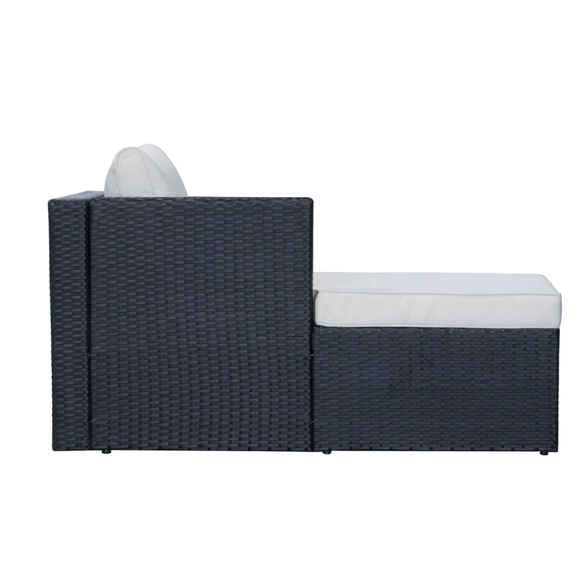 Comfort Garden Mendoza l-formet 4-seters sofagruppe i kunstrotting for altan og terrasse