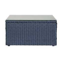 Comfort Garden Mendoza l-formet 4-seters sofagruppe i kunstrotting for altan og terrasse