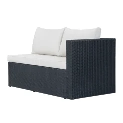 Comfort Garden Mendoza l-formet 4-seters sofagruppe i kunstrotting for altan og terrasse