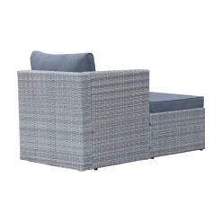 Comfort Garden Mendoza l-formet 4-seters sofagruppe i kunstrotting for altan og terrasse