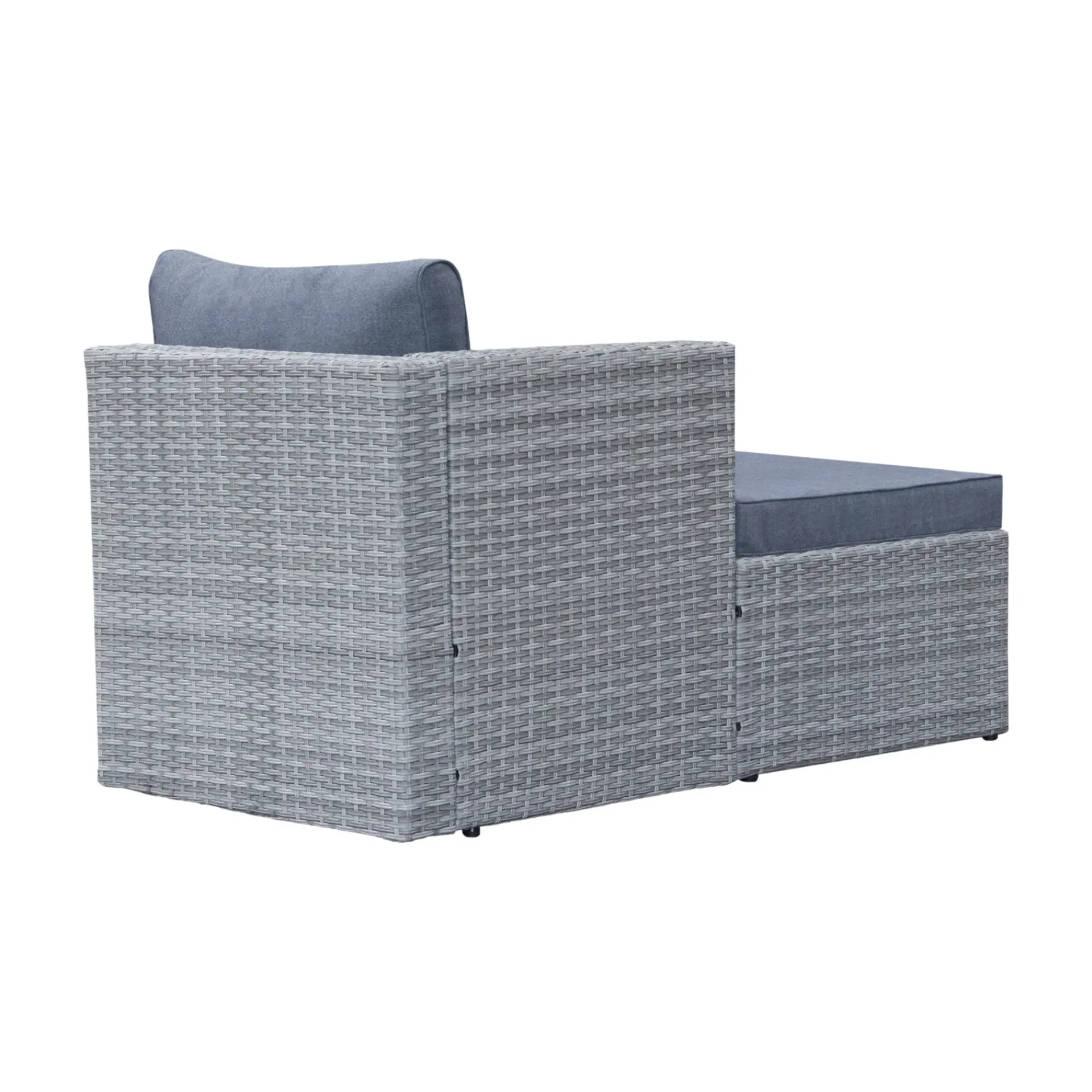 Comfort Garden Mendoza l-formet 4-seters sofagruppe i kunstrotting for altan og terrasse
