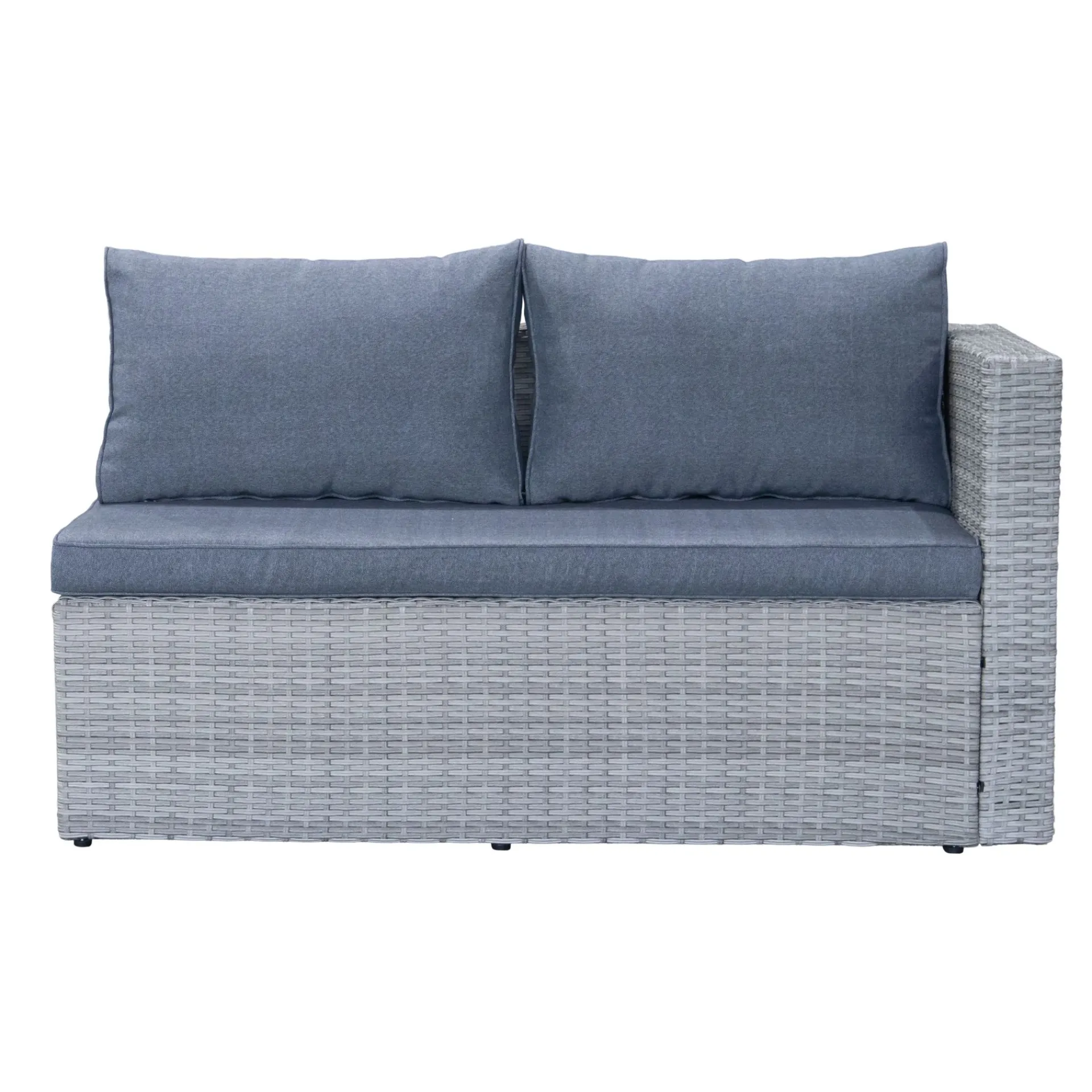 Comfort Garden Mendoza l-formet 4-seters sofagruppe i kunstrotting for altan og terrasse