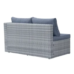 Comfort Garden Mendoza l-formet 4-seters sofagruppe i kunstrotting for altan og terrasse