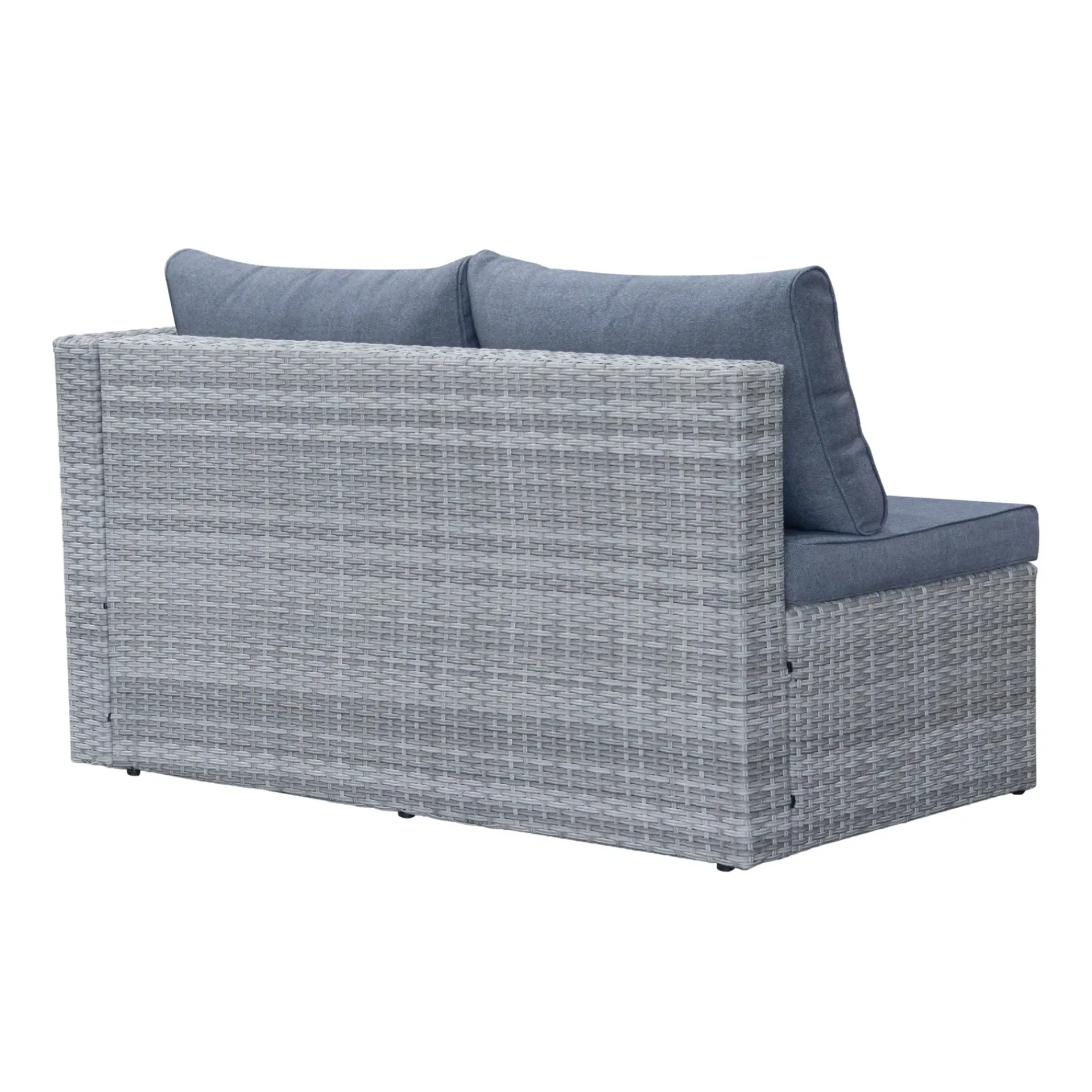 Comfort Garden Mendoza l-formet 4-seters sofagruppe i kunstrotting for altan og terrasse