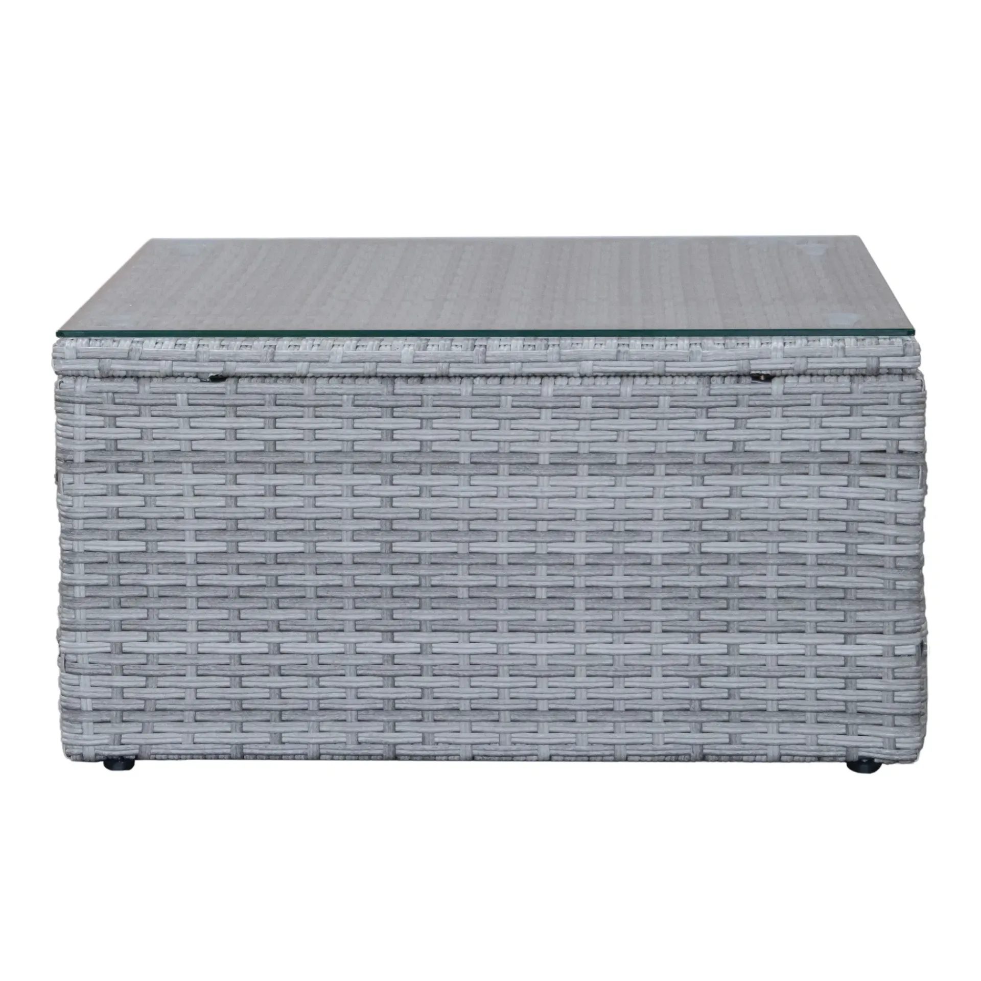 Comfort Garden Mendoza l-formet 4-seters sofagruppe i kunstrotting for altan og terrasse