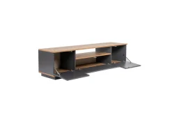 Tv-Benk & Mediabenk-Meni TV-benk 180 cm Rødfarget tre,Antracit