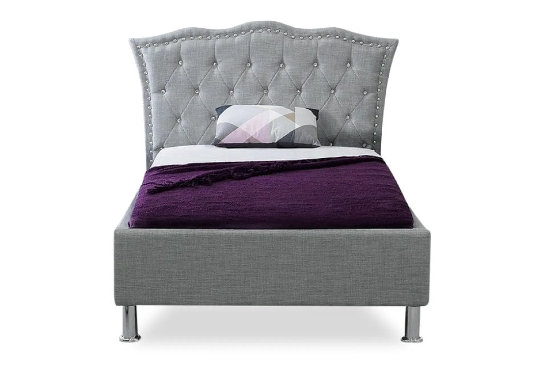 Bedly Sengeramme & Sengestamme-Metz Dobbeltseng 90 | 200 cm Grey