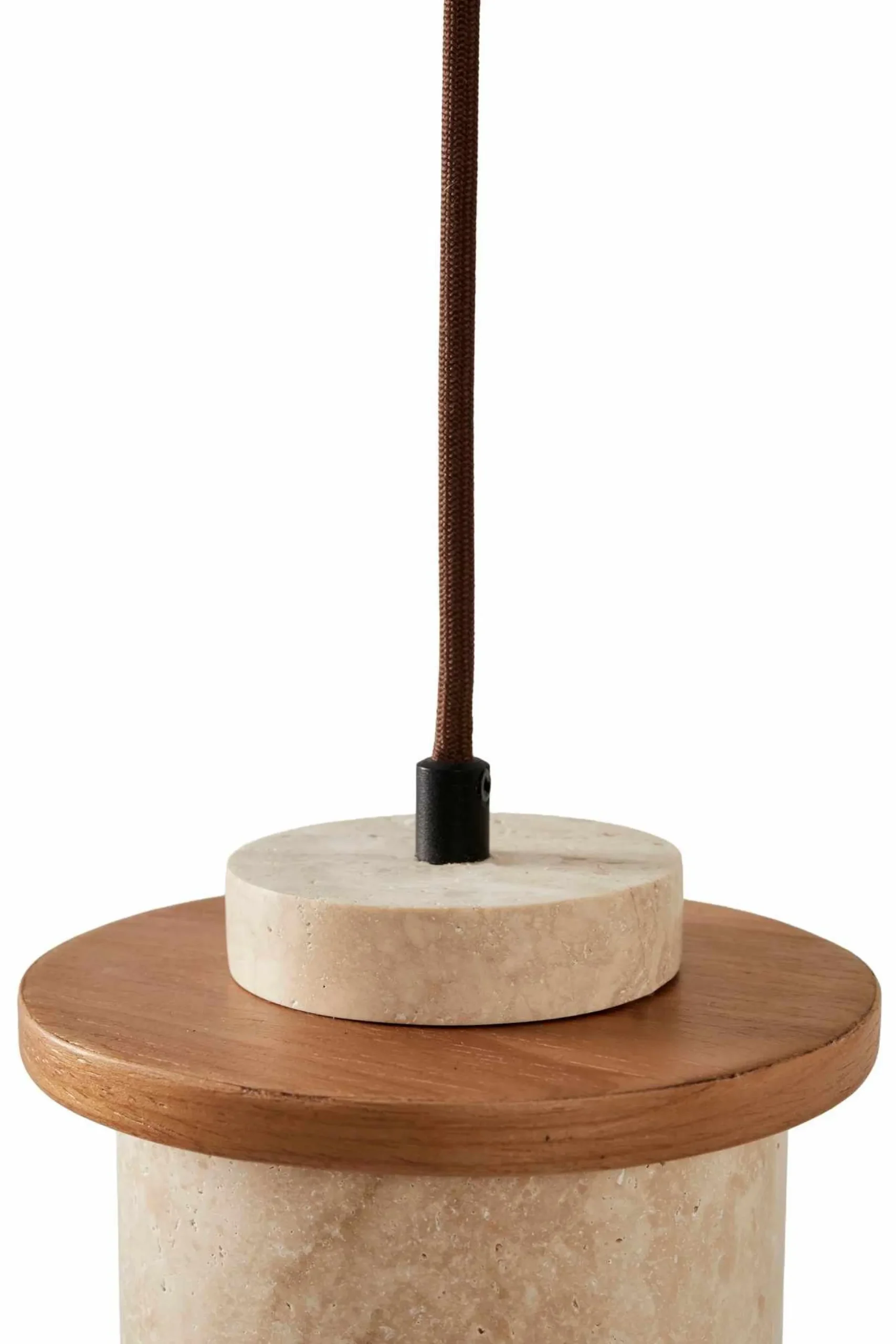 Kjøkkenlampe-Meyros pendellampe Beige og eik