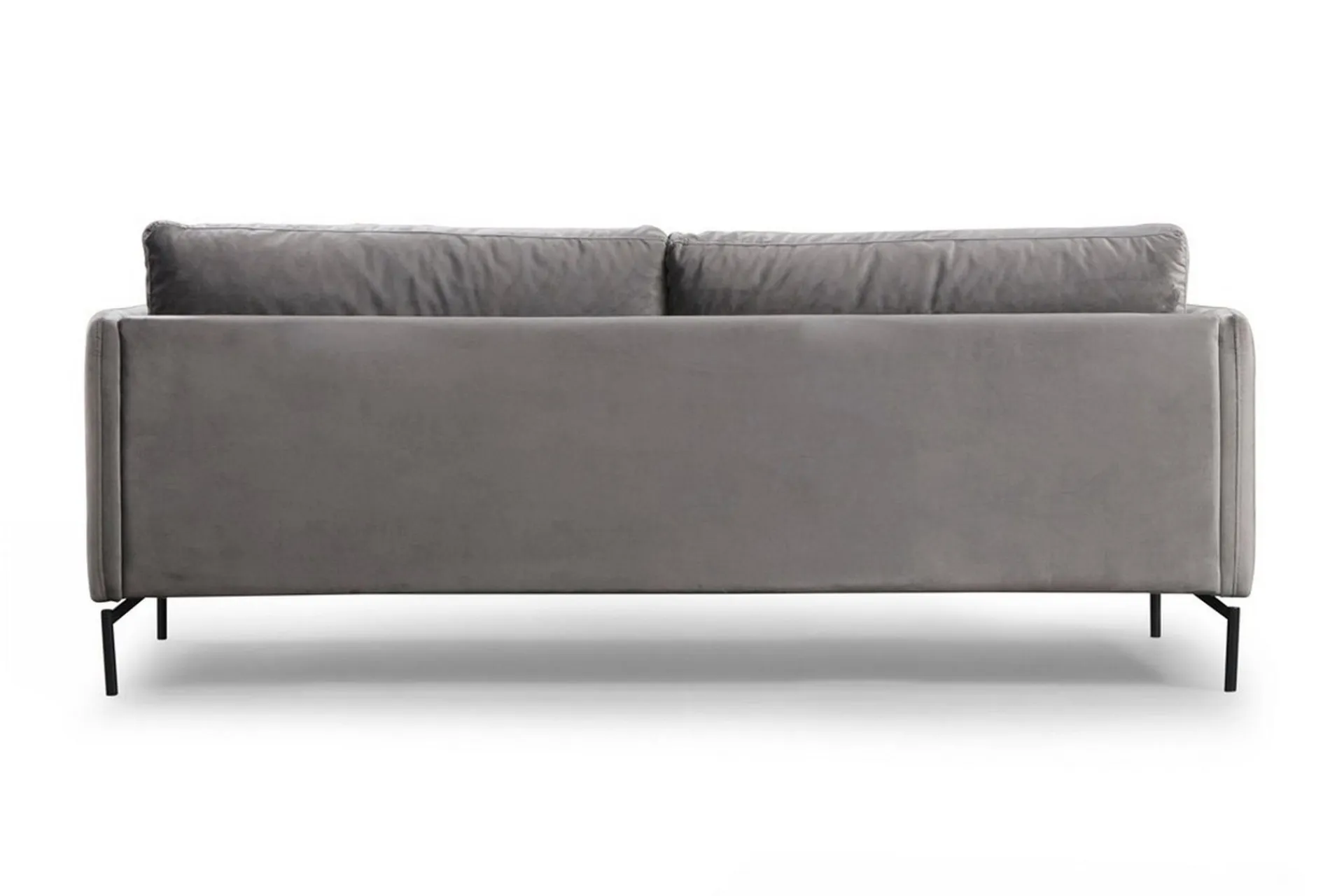 Velour Sofa & Fløyel Sofa-Mezonzo 3-seter Sofa Grey