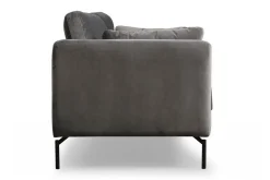 Velour Sofa & Fløyel Sofa-Mezonzo 3-seter Sofa Grey