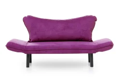 Velour Sofa & Fløyel Sofa-Mezonzo 2-seter Sovesofa Lilla