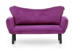 Velour Sofa & Fløyel Sofa-Mezonzo 2-seter Sovesofa Lilla