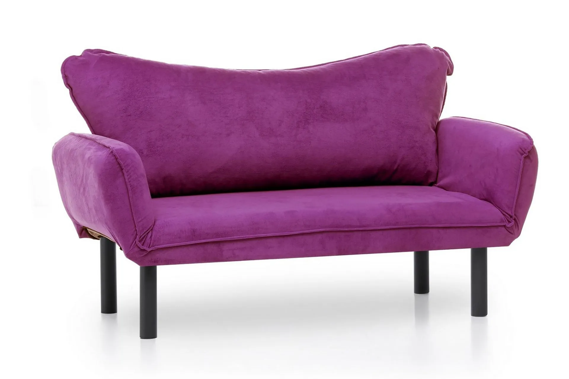 Velour Sofa & Fløyel Sofa-Mezonzo 2-seter Sovesofa Lilla